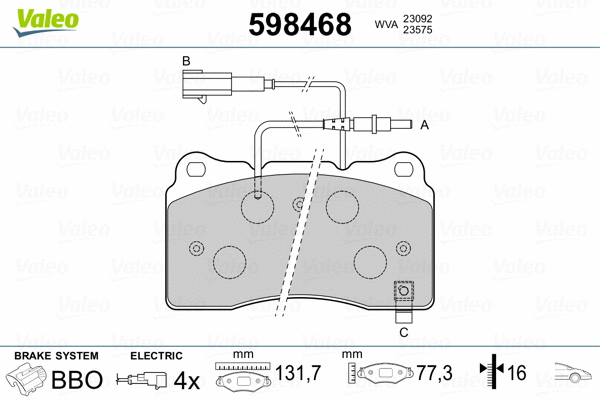 Brake Pad Set, disc brake
