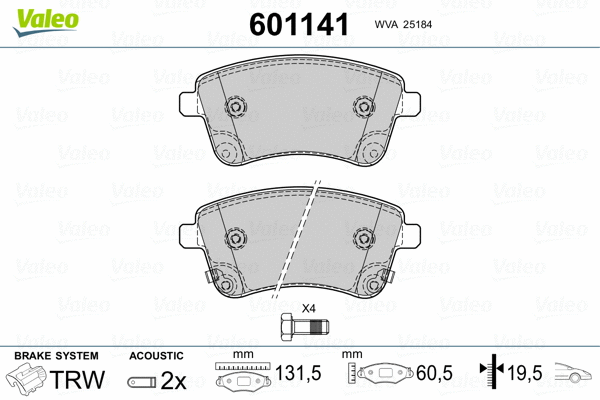 Brake Pad Set, disc brake