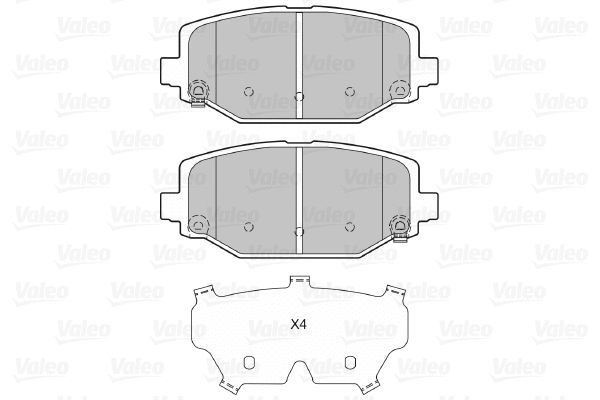 Brake Pad Set, disc brake (601313)