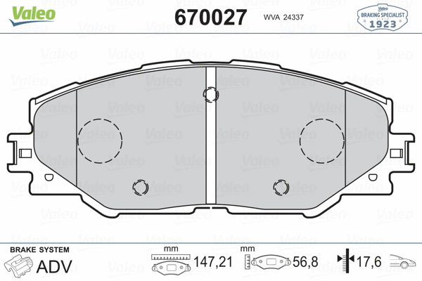 Brake Pad Set, disc brake