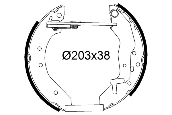 Brake Shoe Set (554972)