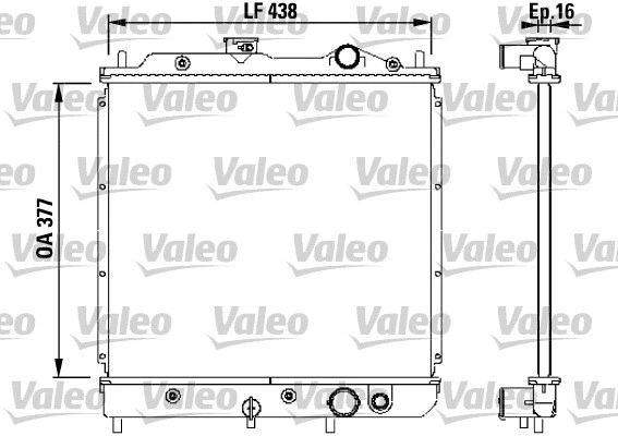 Radiator, engine cooling (731646)