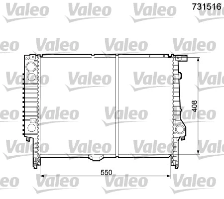 Radiator, engine cooling (731516)