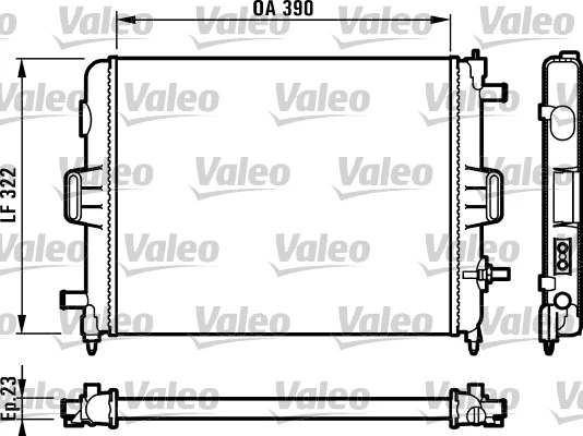 Radiator, engine cooling (731495)