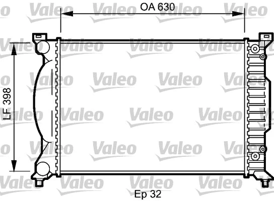 Radiator, engine cooling (735023)