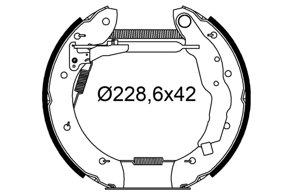 Brake Shoe Set (554993)