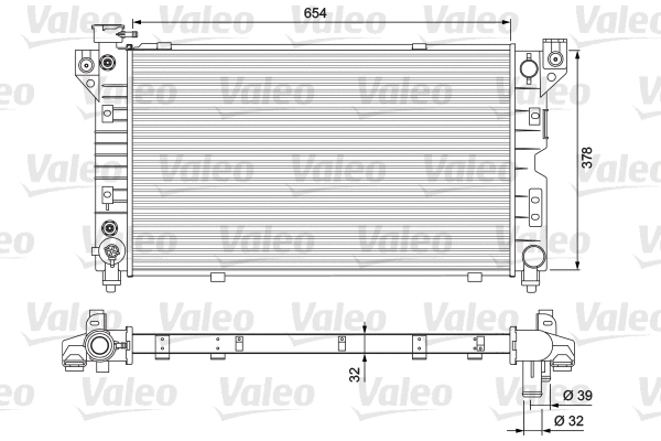 Radiator, engine cooling (231723)