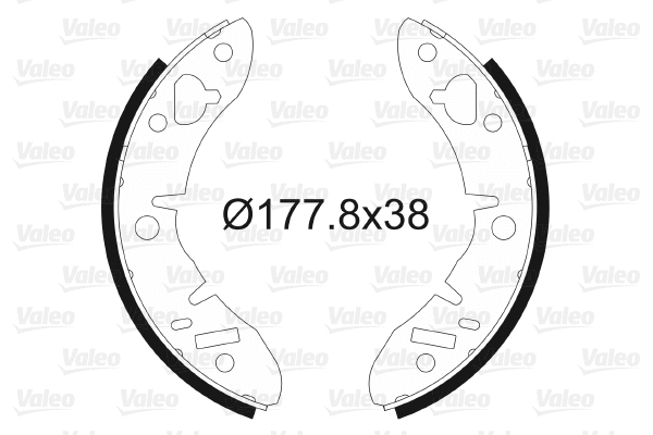 Brake Shoe Set (562939)