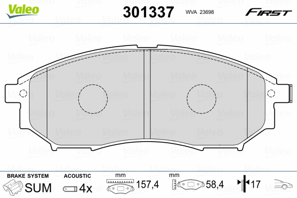 Brake Pad Set, disc brake