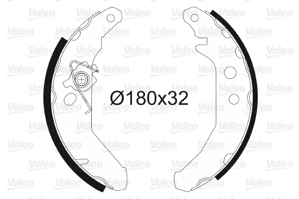 Brake Shoe Set (562539)