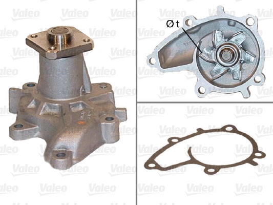 Water Pump, engine cooling (506429)