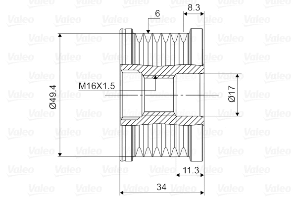 Alternator Freewheel Clutch
