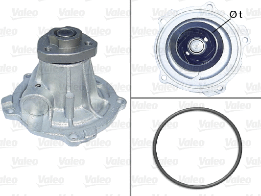 Water Pump, engine cooling (506513)