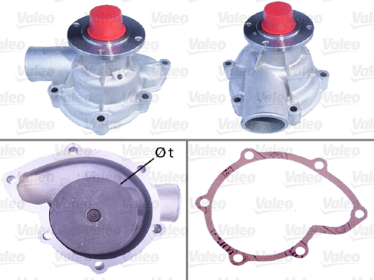 Water Pump, engine cooling (506249)