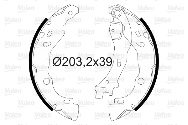 Brake Shoe Set (564006)