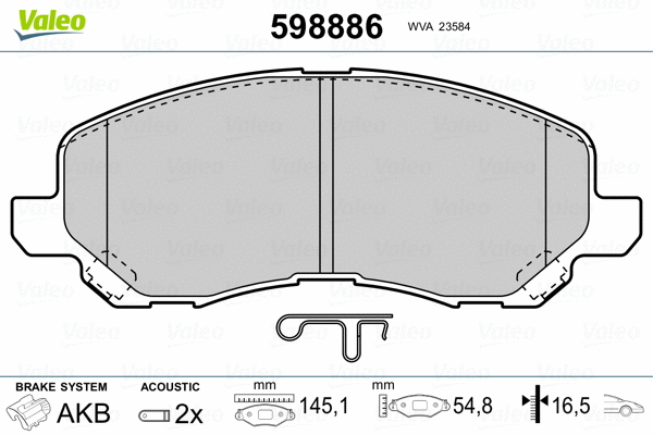 Brake Pad Set, disc brake