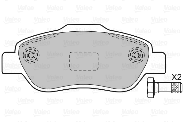 Brake Pad Set, disc brake (598696)