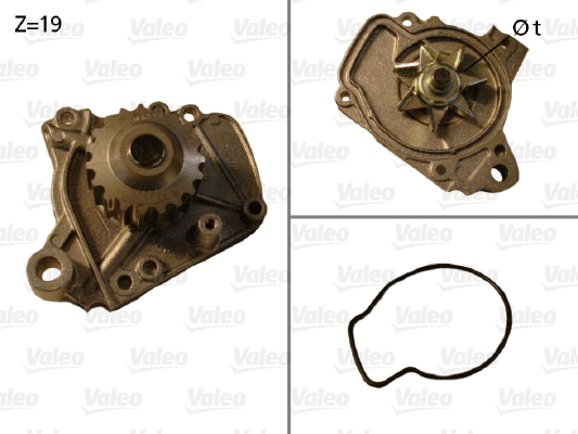 Water Pump, engine cooling (506679)