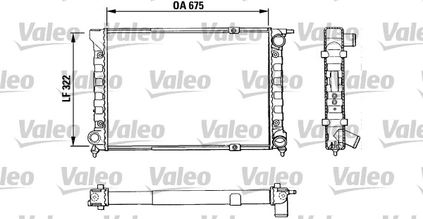 Radiator, engine cooling (883849)