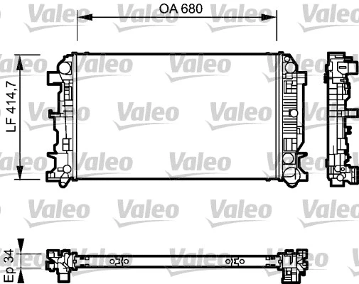 Radiator, engine cooling (735089)