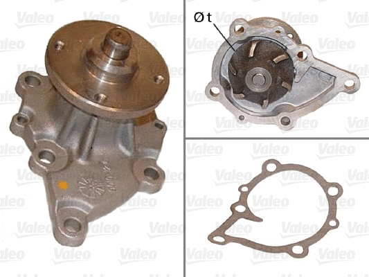 Water Pump, engine cooling (506416)