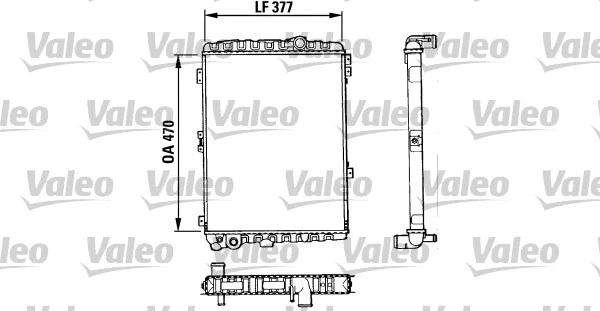 Radiator, engine cooling (883863)