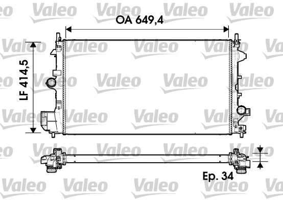 Radiator, engine cooling (734339)