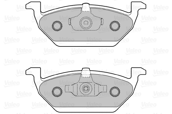 Brake Pad Set, disc brake (598487)