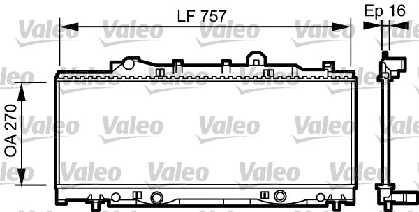 Radiator, engine cooling (731976)