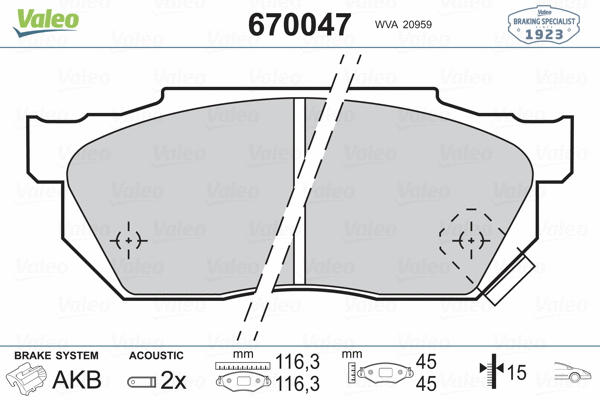 Brake Pad Set, disc brake