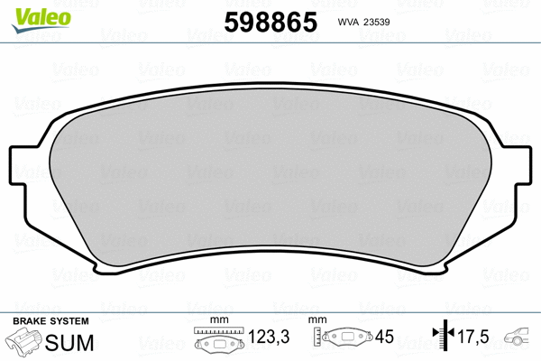Brake Pad Set, disc brake