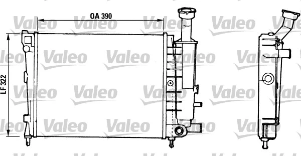 Radiator, engine cooling (816706)