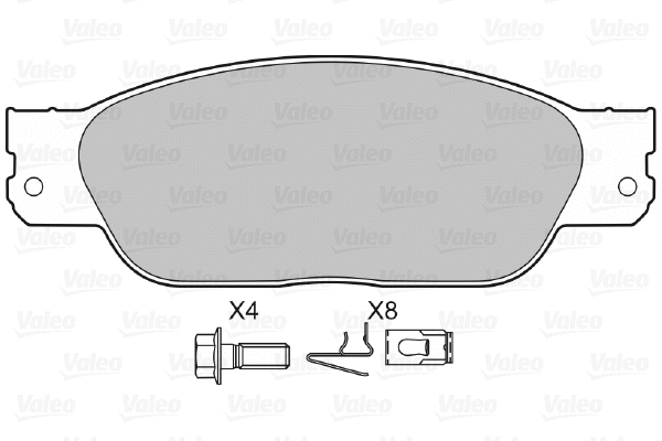 Brake Pad Set, disc brake (598439)