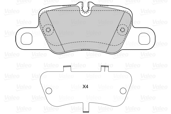 Brake Pad Set, disc brake (601513)