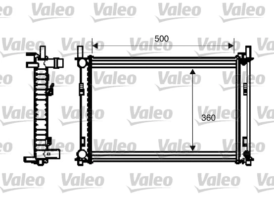 Radiator, engine cooling (734272)