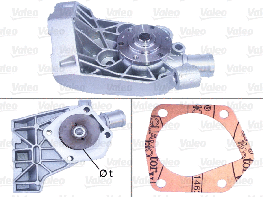 Water Pump, engine cooling (506730)