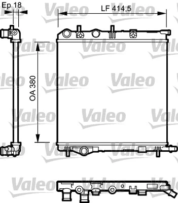 Radiator, engine cooling (734921)