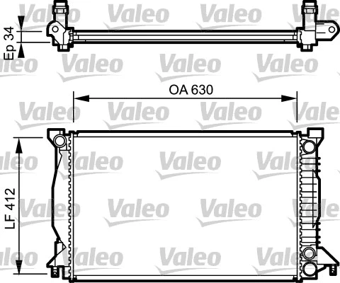 Radiator, engine cooling (734270)
