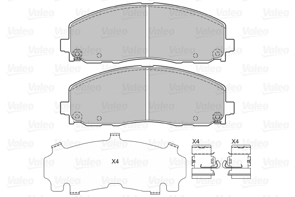 Brake Pad Set, disc brake (601314)