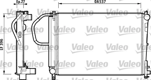 Radiator, engine cooling (732883)