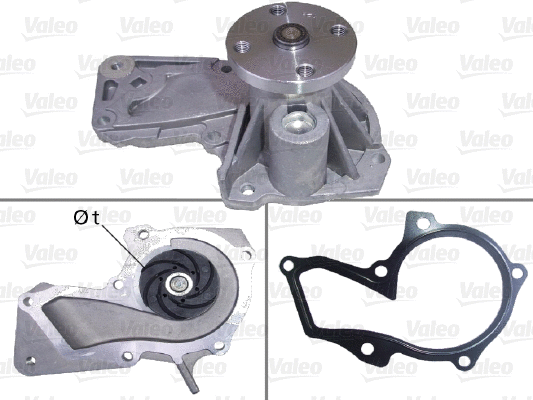 Water Pump, engine cooling (506893)