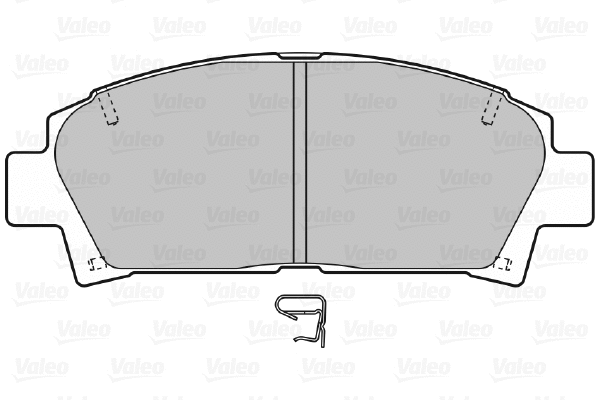 Brake Pad Set, disc brake (598809)