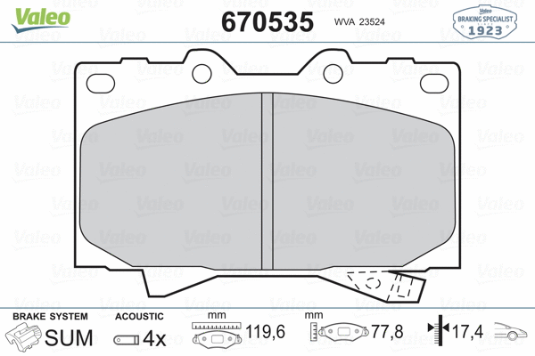 Brake Pad Set, disc brake