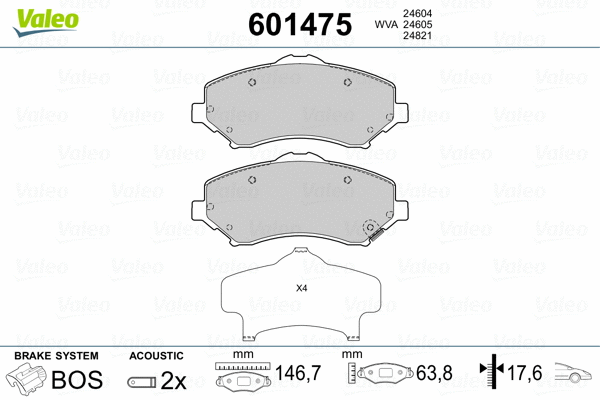 Brake Pad Set, disc brake
