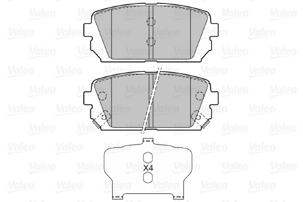Brake Pad Set, disc brake (598945)