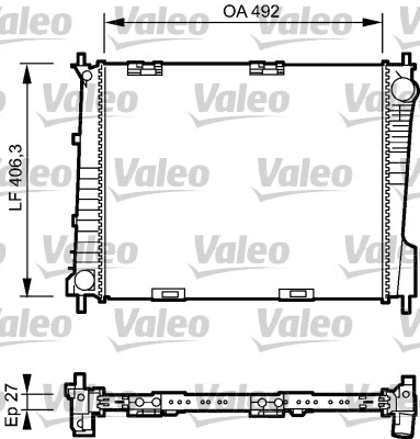 Radiator, engine cooling (734462)