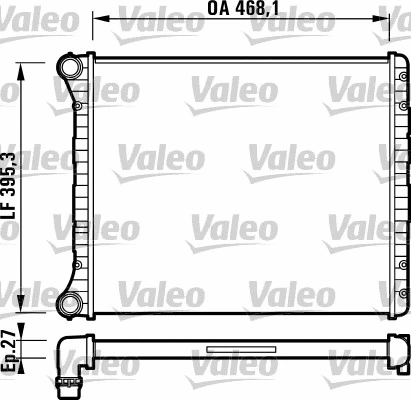 Radiator, engine cooling (732785)