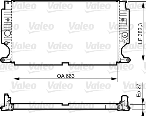 Radiator, engine cooling (735188)
