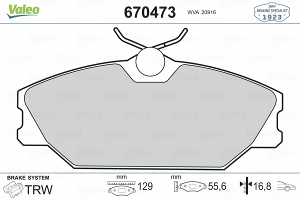 Brake Pad Set, disc brake