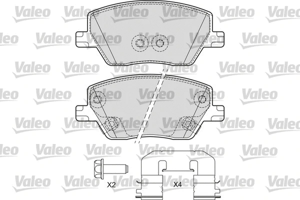 Brake Pad Set, disc brake (601697)